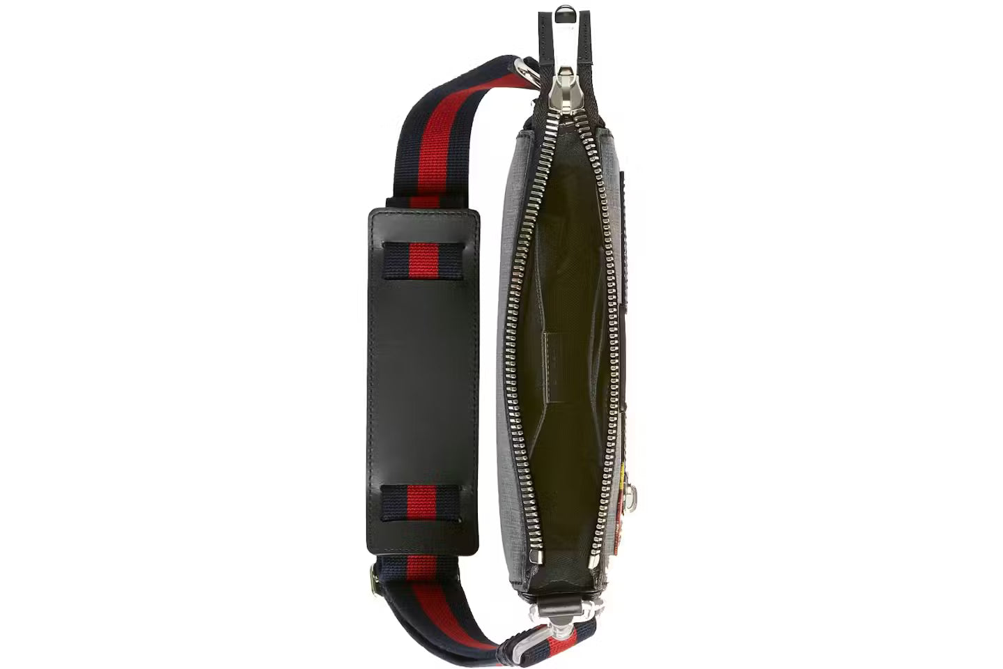 Gucci Night Courrier Messenger GG Supreme Black/Grey
