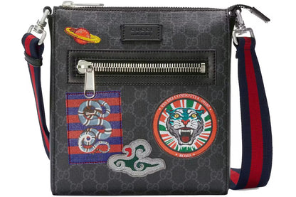 Gucci Night Courrier Messenger GG Supreme Black/Grey